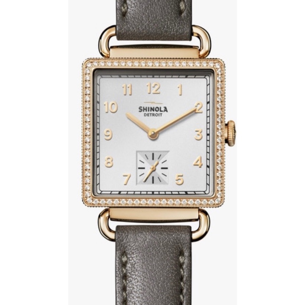 Shinola watch CASS .25 diamond NIB 28mm